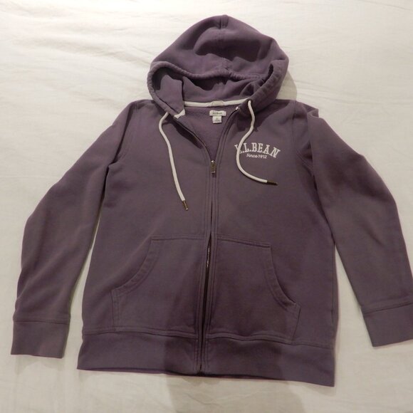 LL Bean Woman's/Teen's Cotton Blend Zip Up Hoodie - Picture 6 of 8
